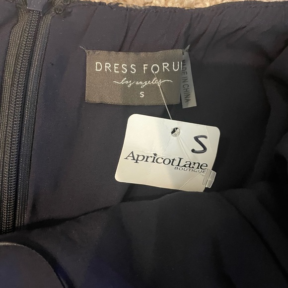 Strapless navy/Floral dress. *New with Tags* - Picture 2 of 3